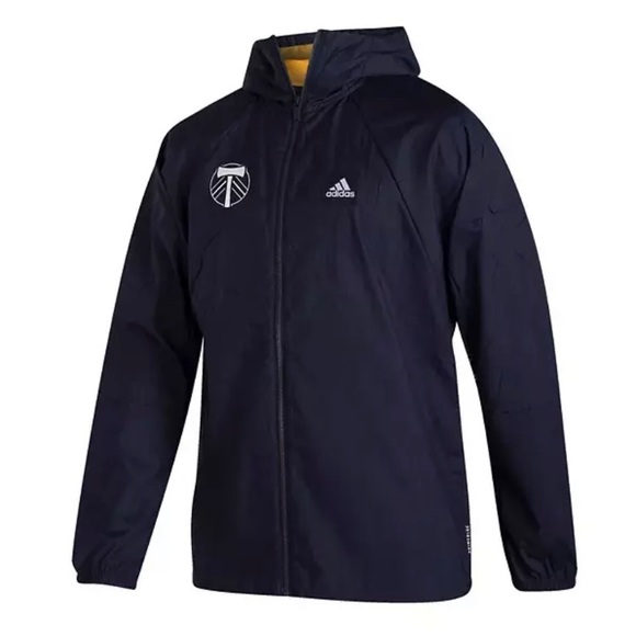 NEW Adidas Portland Timbers Windbreaker Hacker - Picture 2 of 9